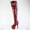 Pleaser - ADORE3063 Platform overknee Boots - Burgundy Product image